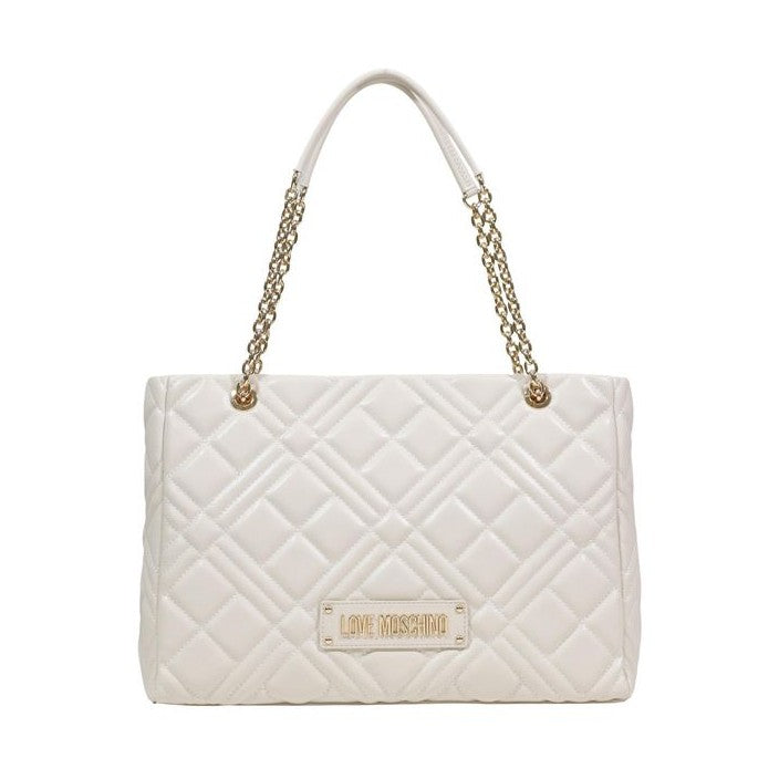 Love Moschino Beige Polyethylene Handbag