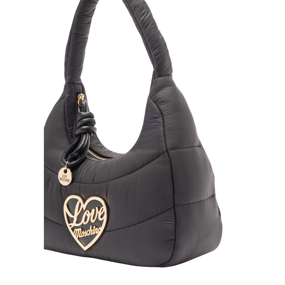 Love Moschino Black Nylon Handbag