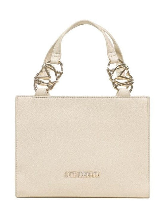 Love Moschino Beige Polyethylene Handbag