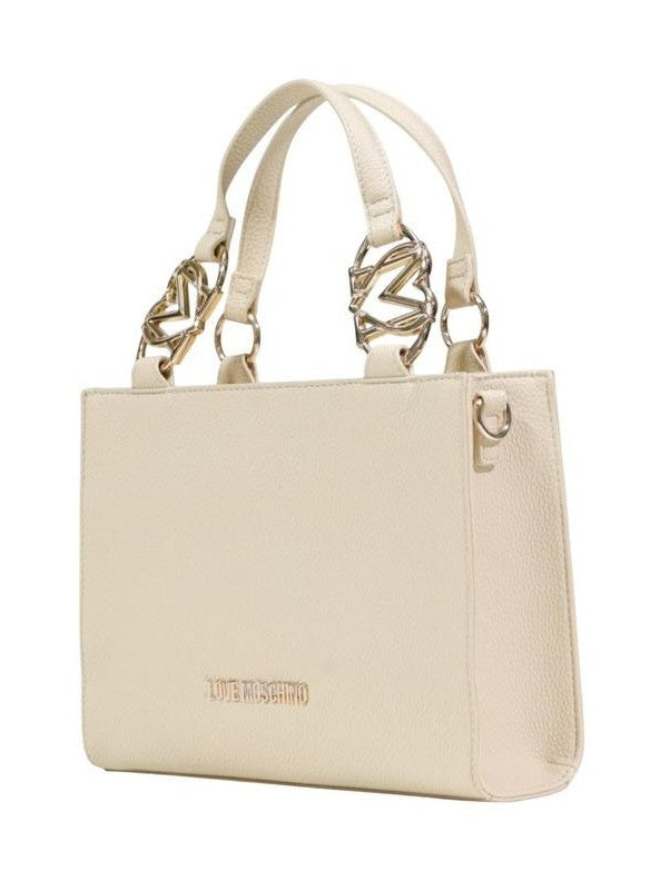 Love Moschino Beige Polyethylene Handbag