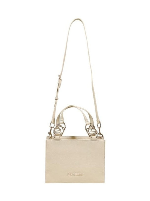 Love Moschino Beige Polyethylene Handbag