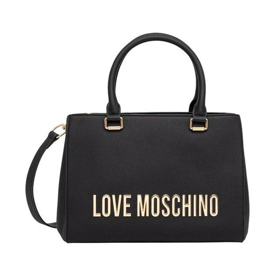 Love Moschino Bicolor Polyethylene Handbag