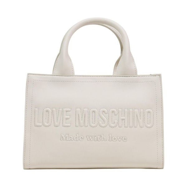 Love Moschino Beige Polyethylene Handbag