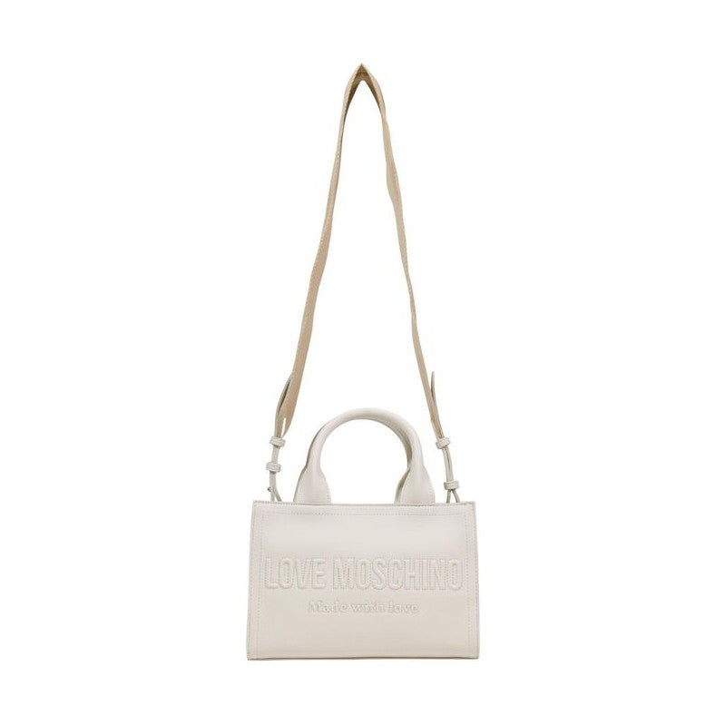 Love Moschino Beige Polyethylene Handbag