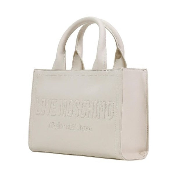 Love Moschino Beige Polyethylene Handbag