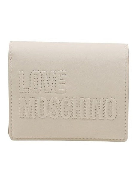 Love Moschino Beige Polyethylene Wallet