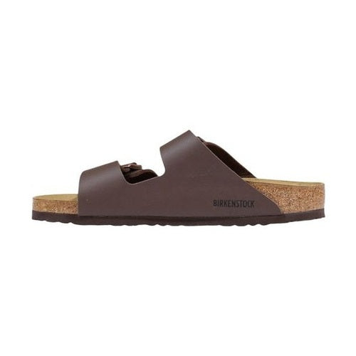 Birkenstock Brown Synthetic Flat Sandals