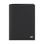 Ferragamo Black Calf Leather Bos Taurus Wallet