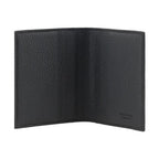 Ferragamo Black Calf Leather Bos Taurus Wallet