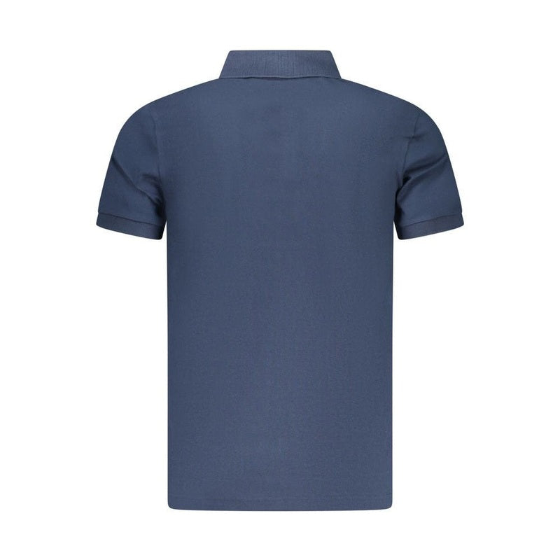 Hugo Boss Blue Cotton Men Polo Shirt