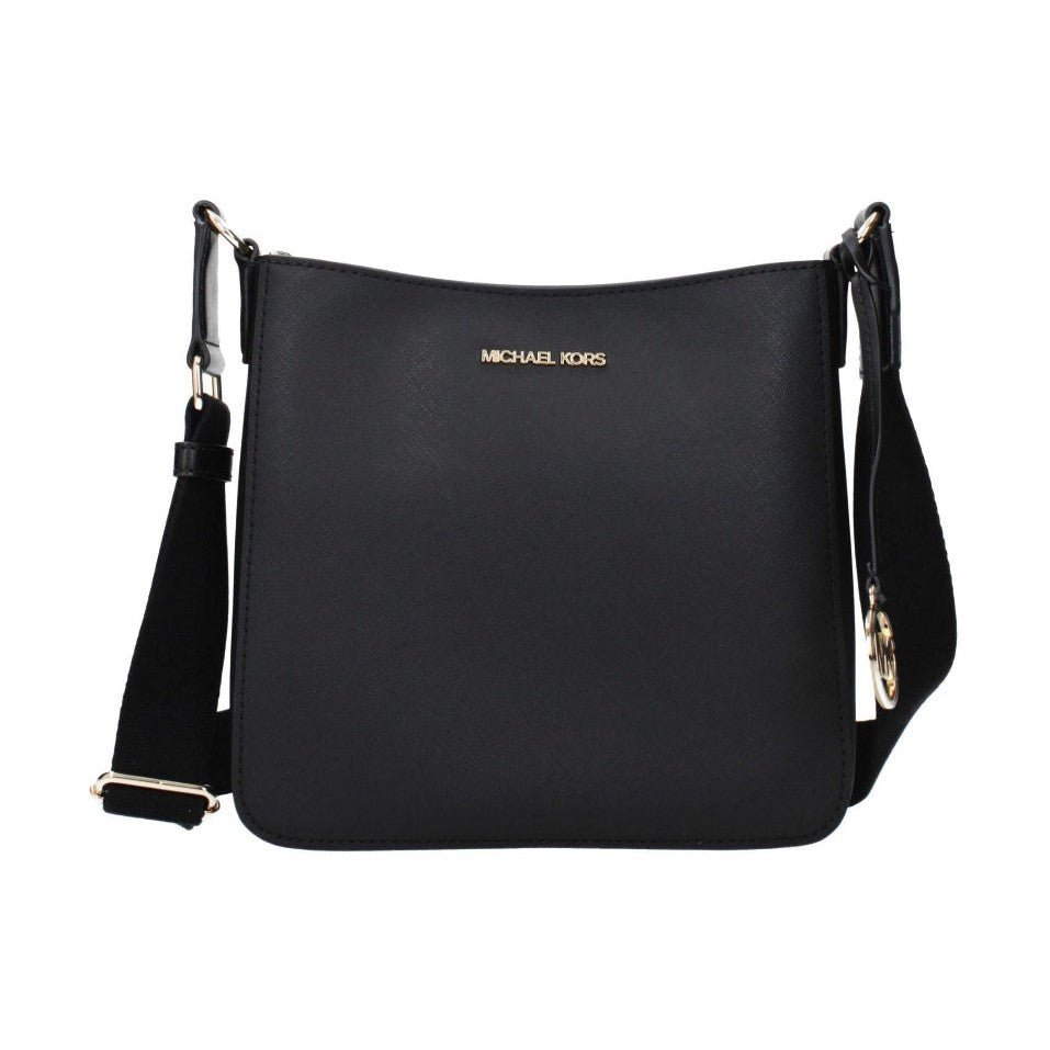 Michael Kors Black Leather Crossbody Bag