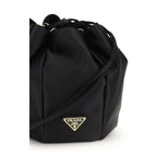 Prada Black Silk Backet Bag
