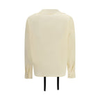 Max Mara Beige Silk Blouse