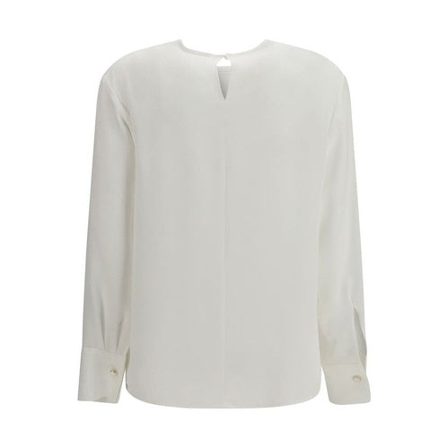 Max Mara White Triacetate Blouse