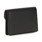 Ferragamo Black Calf Leather Bos Taurus Wallet