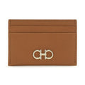 Ferragamo Brown Calf Leather Bos Taurus Wallet