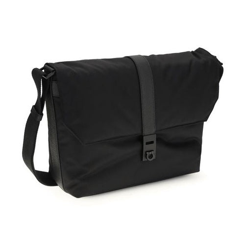 Ferragamo Black Nylon Shoulder Bag