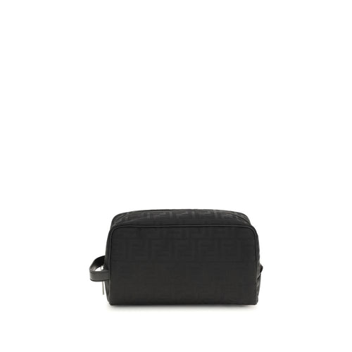 Fendi Black Polyester Luggage And Travel