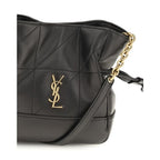 Saint Laurent Black Lamb Ovis Aries Aries Clutch Bag