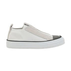 Brunello Cucinelli White Nylon Low Top Sneakers