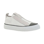 Brunello Cucinelli White Nylon Low Top Sneakers