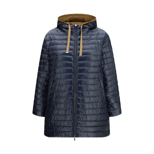 Herno Blue Polyester Coat
