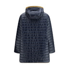 Herno Blue Polyester Coat