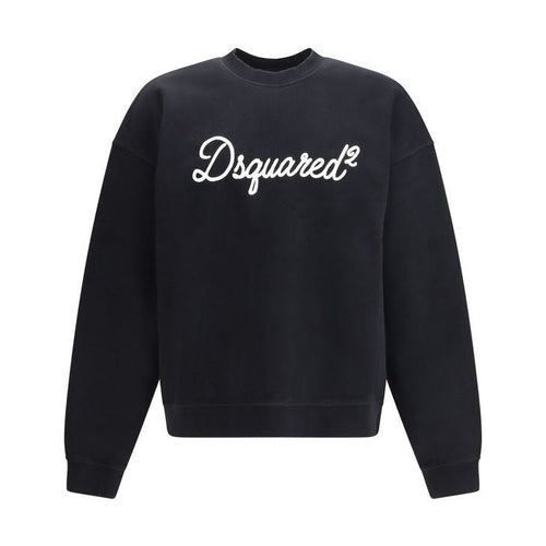 Dsquared² Black Cotton Sweatshirt