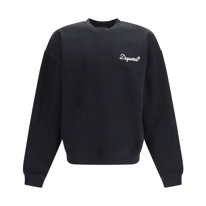Dsquared² Black Cotton Sweatshirt