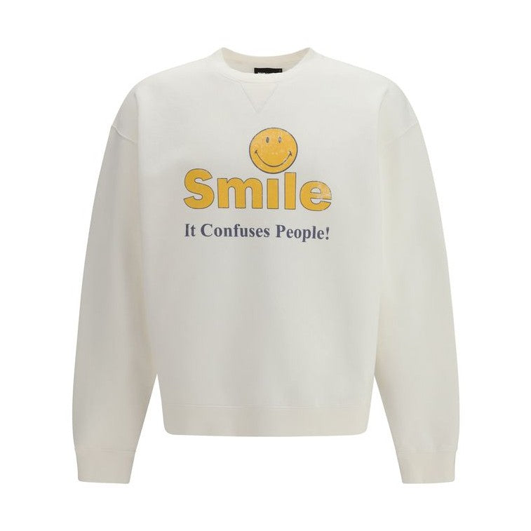 Dsquared² White Cotton Sweatshirt
