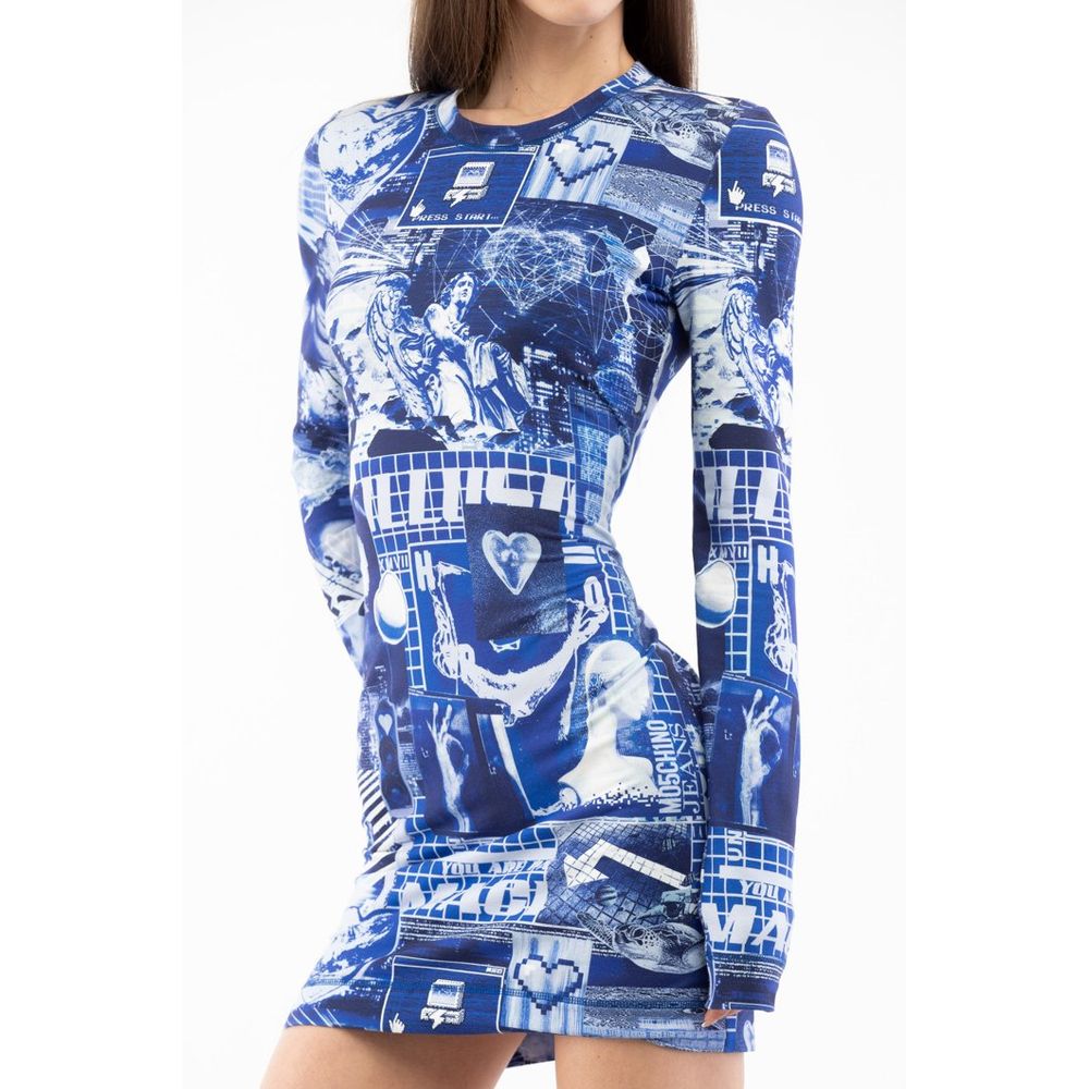 Moschino Multicolor Cotton Casual Dress
