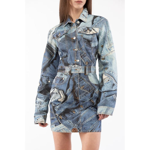 Moschino Multicolor Cotton Casual Dress