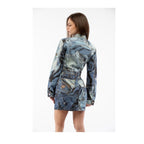 Moschino Multicolor Cotton Casual Dress