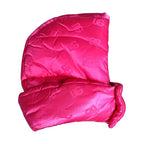 Dolce & Gabbana Men Pink Logo Print Whole Head Wrap Capello Hat