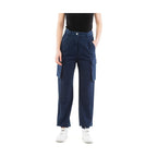 Moschino Blue Cotton Cargo Pants