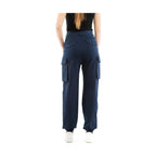 Moschino Blue Cotton Cargo Pants