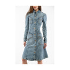 Moschino Multicolor Cotton Casual Dress