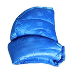 Dolce & Gabbana Men Blue Logo Print Whole Head Wrap Capello Hat
