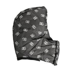 Dolce & Gabbana Black Logo Print Whole Head Wrap Capello Hat