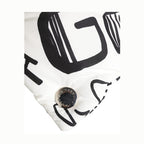 Dolce & Gabbana White Logo Print Whole Head Wrap Capello Hat