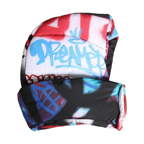 Dolce & Gabbana Multicolor Graffiti Whole Head Wrap Capello Hat