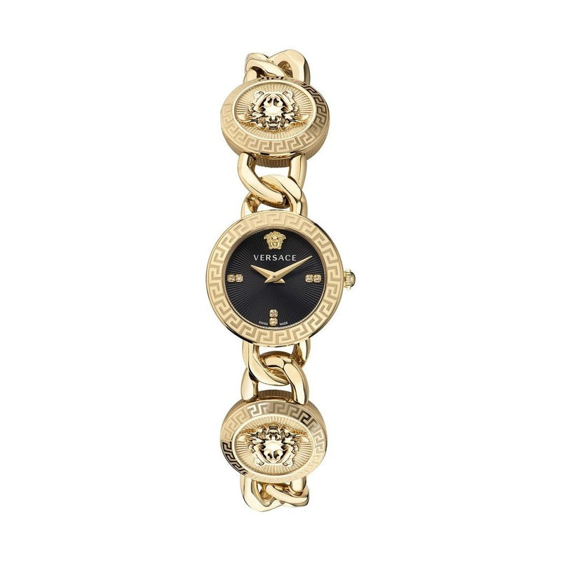 Versace Gold Stainless Steel Dress Watch