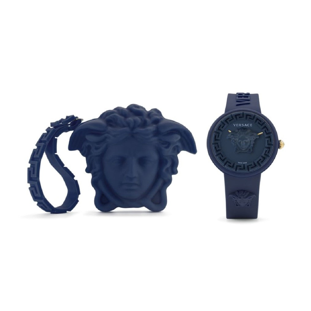 Versace Blue Synthetic Sport Watch