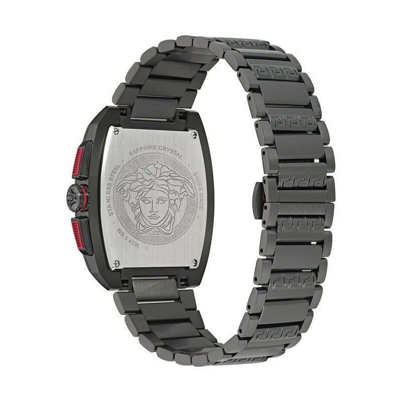 Versace Black Stainless Steel Dress Watch