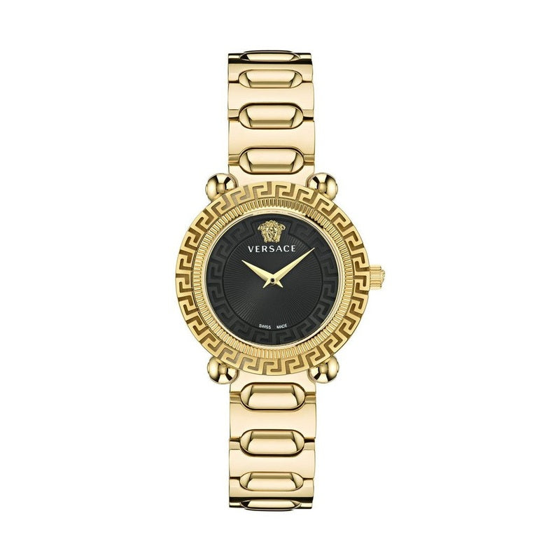 Versace Gold Stainless Steel Dress Watch