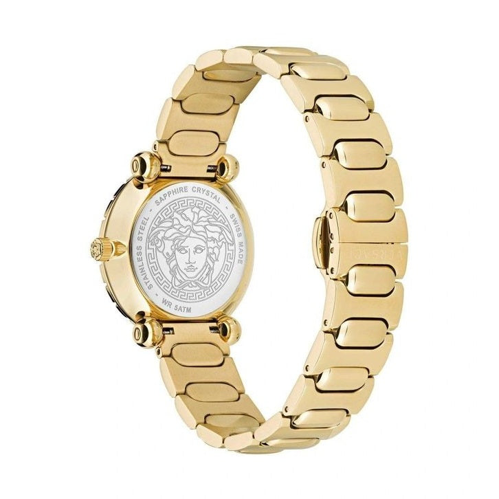 Versace Gold Stainless Steel Dress Watch
