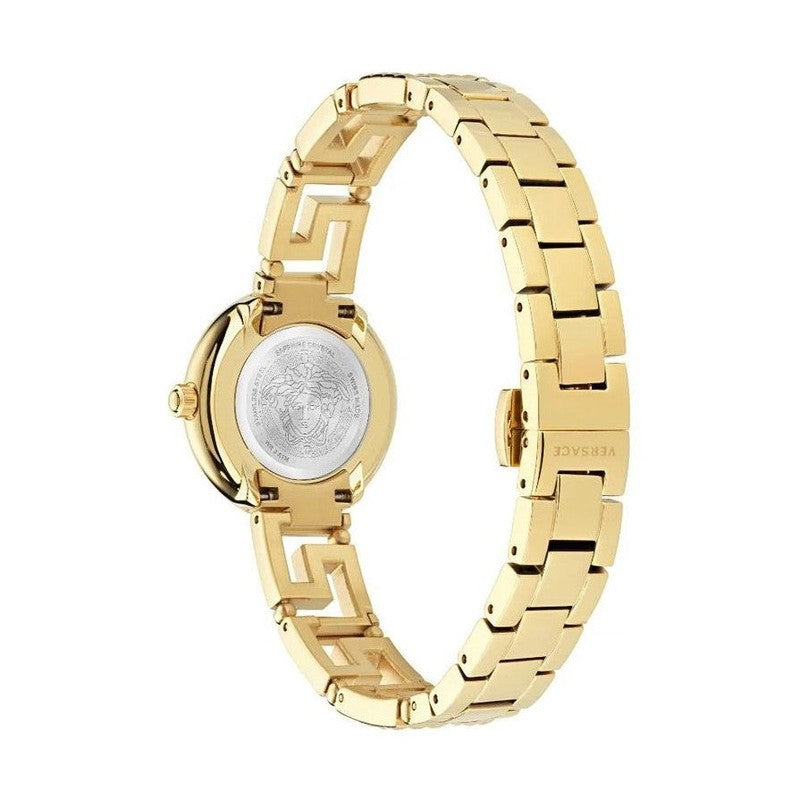 Versace Gold Stainless Steel Dress Watch