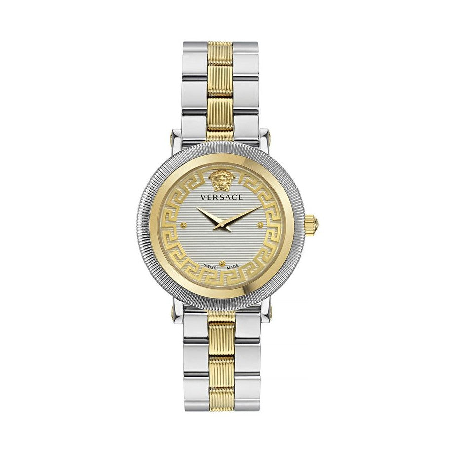 Versace Gray Stainless Steel Dress Watch
