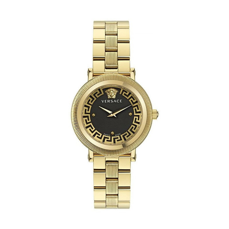 Versace Gold Stainless Steel Dress Watch