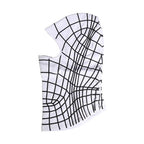 Dolce & Gabbana Men White Stripes Nylon Ski Mask Balaclava Hat